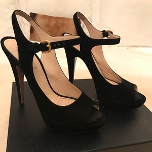 Prada Platform Heel with Peep Toe